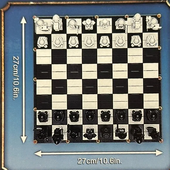 Harry Potter Sorceress Stone Wizards Chessboard Building Block Chess Game NEW - Picture 5 of 5